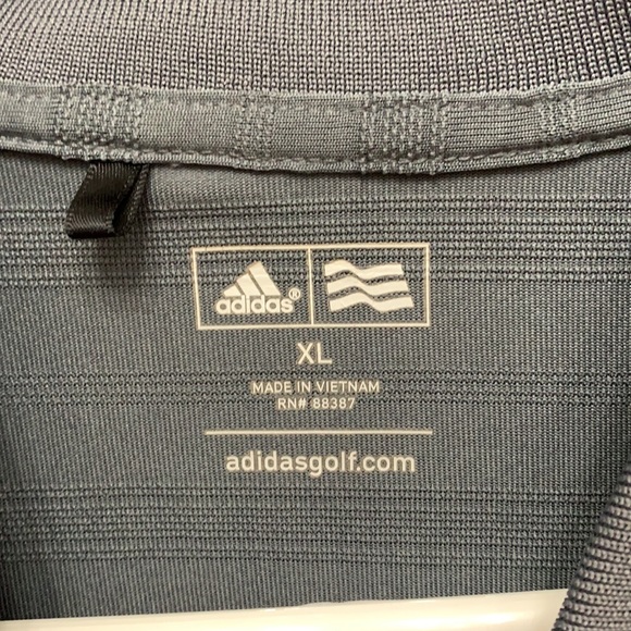 {Adidas}Mens XL Gray Golf Shirt - Picture 2 of 6